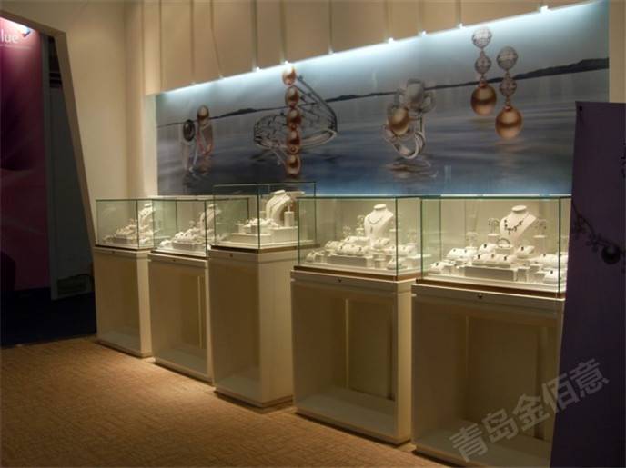 木質烤漆珠寶展柜1