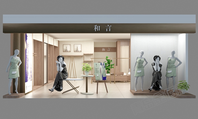 服裝展柜，女裝展柜