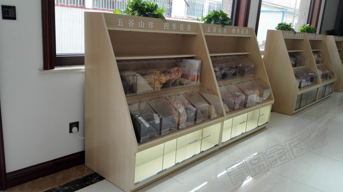 免漆食品展柜，好實用