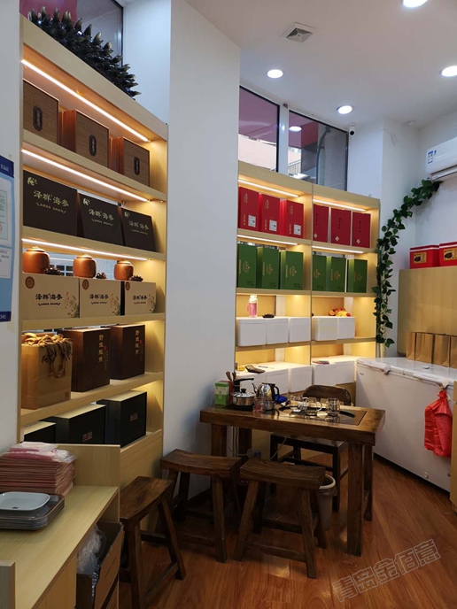 澤群免漆海參展柜