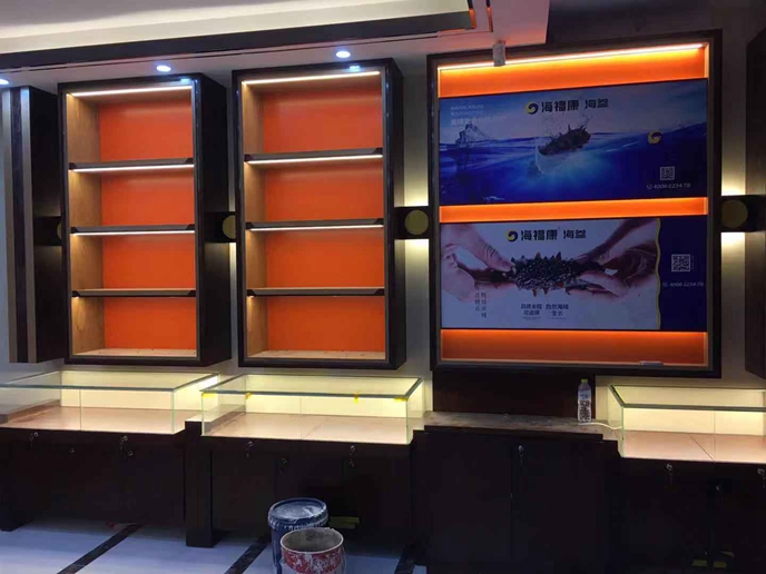 海福康海參烤漆展柜